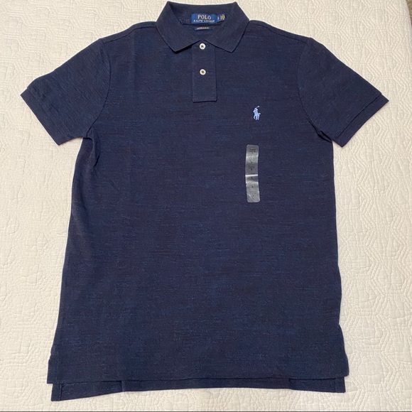 NWT - Polo Ralph Lauren Men's Iconic Mesh Polo Shirt size S (Slim/Custom Fit) - Picture 1 of 3